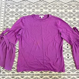 Eva Mendes purple top